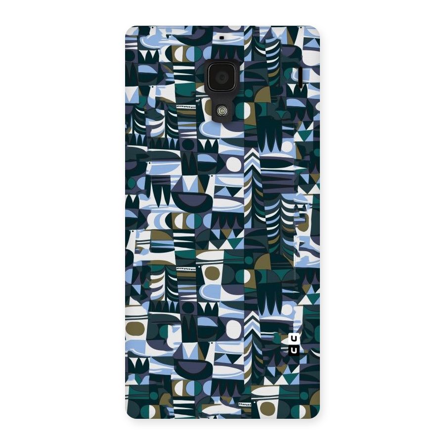 Abstract Blues Back Case for Redmi 1S