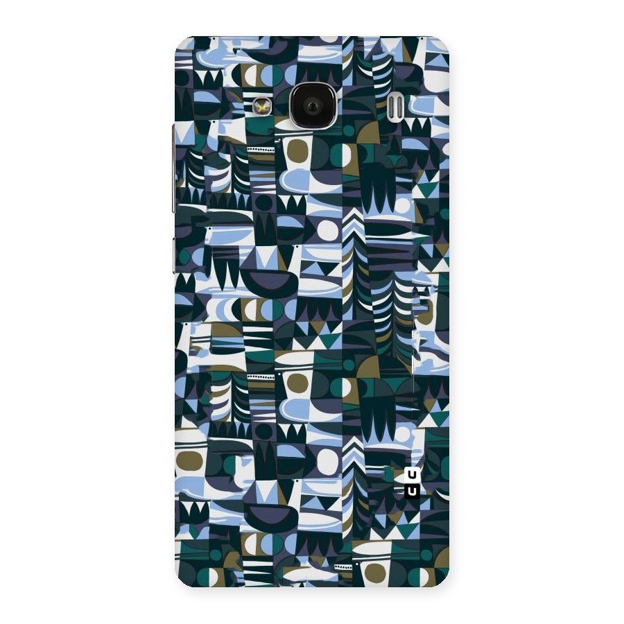 Abstract Blues Back Case for Redmi 2s