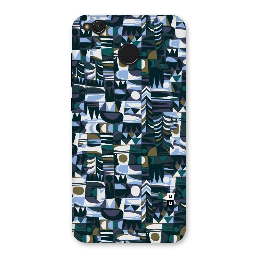 Abstract Blues Back Case for Redmi 4