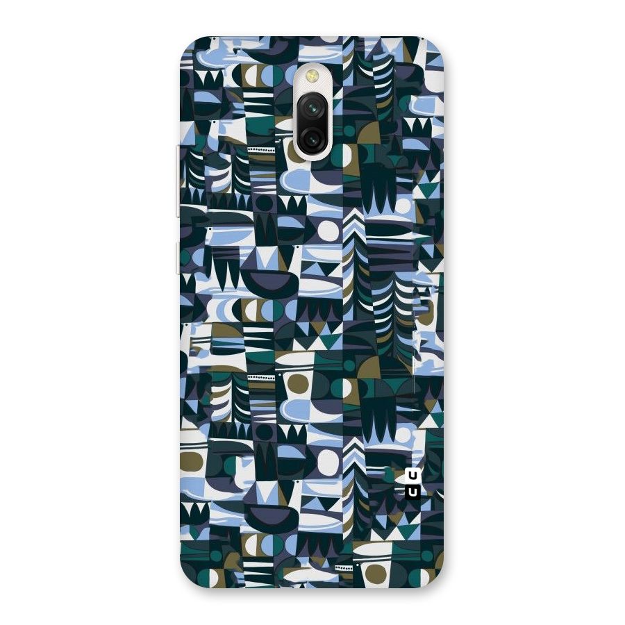 Abstract Blues Back Case for Redmi 8A Dual