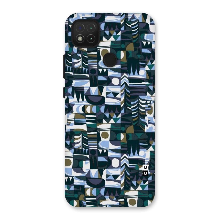 Abstract Blues Back Case for Redmi 9