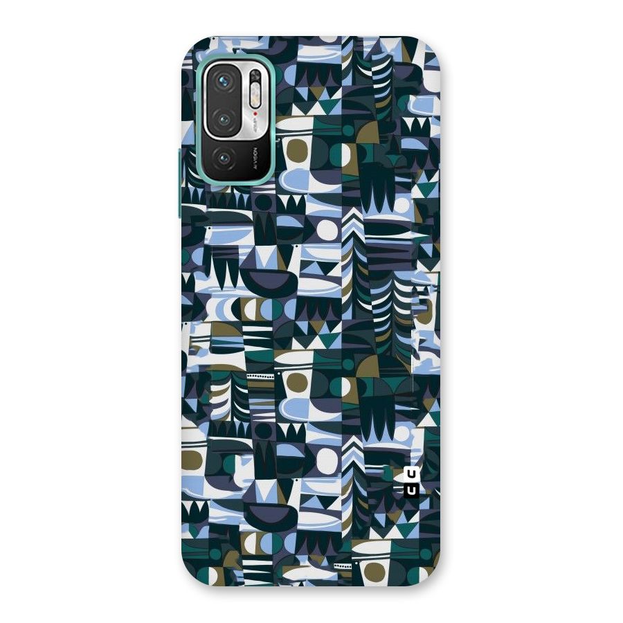Abstract Blues Back Case for Redmi Note 10T 5G