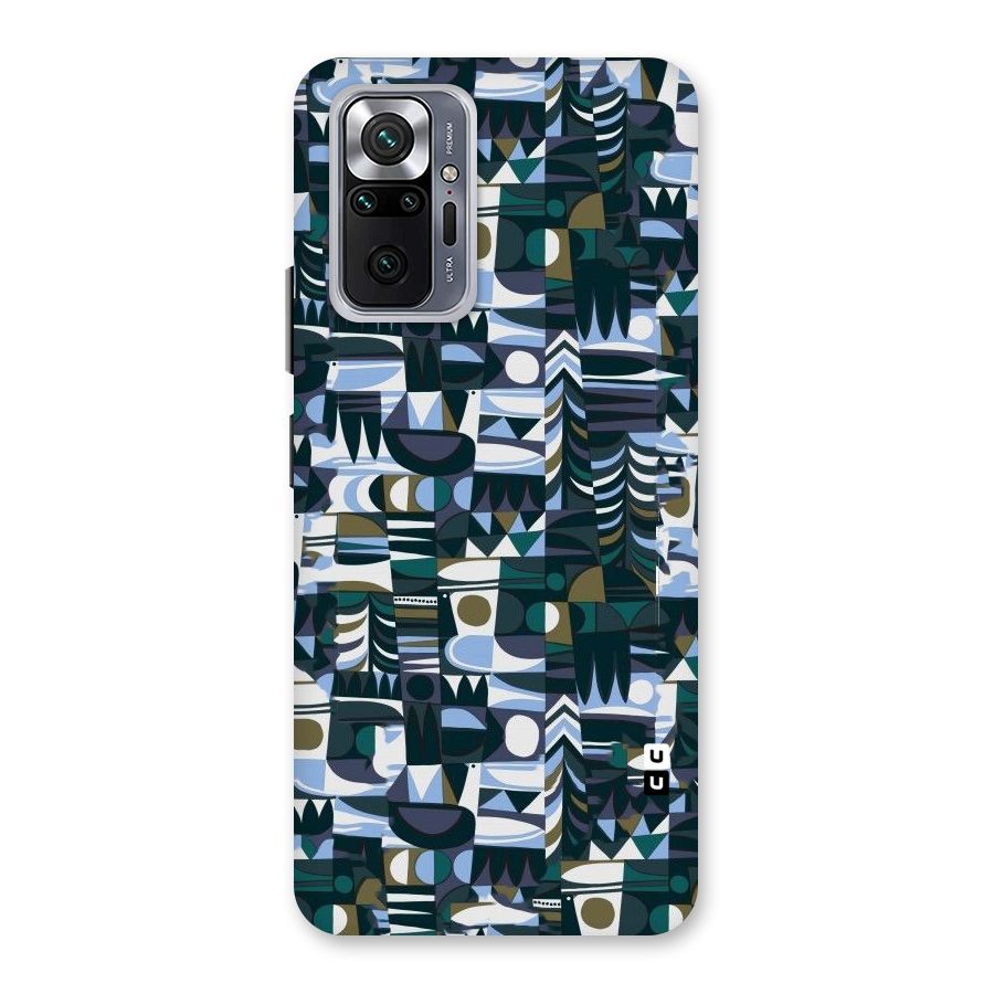 Abstract Blues Back Case for Redmi Note 10 Pro Max