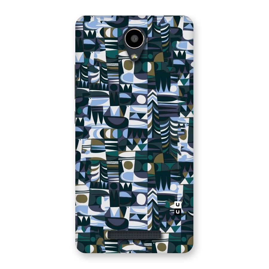 Abstract Blues Back Case for Redmi Note 2