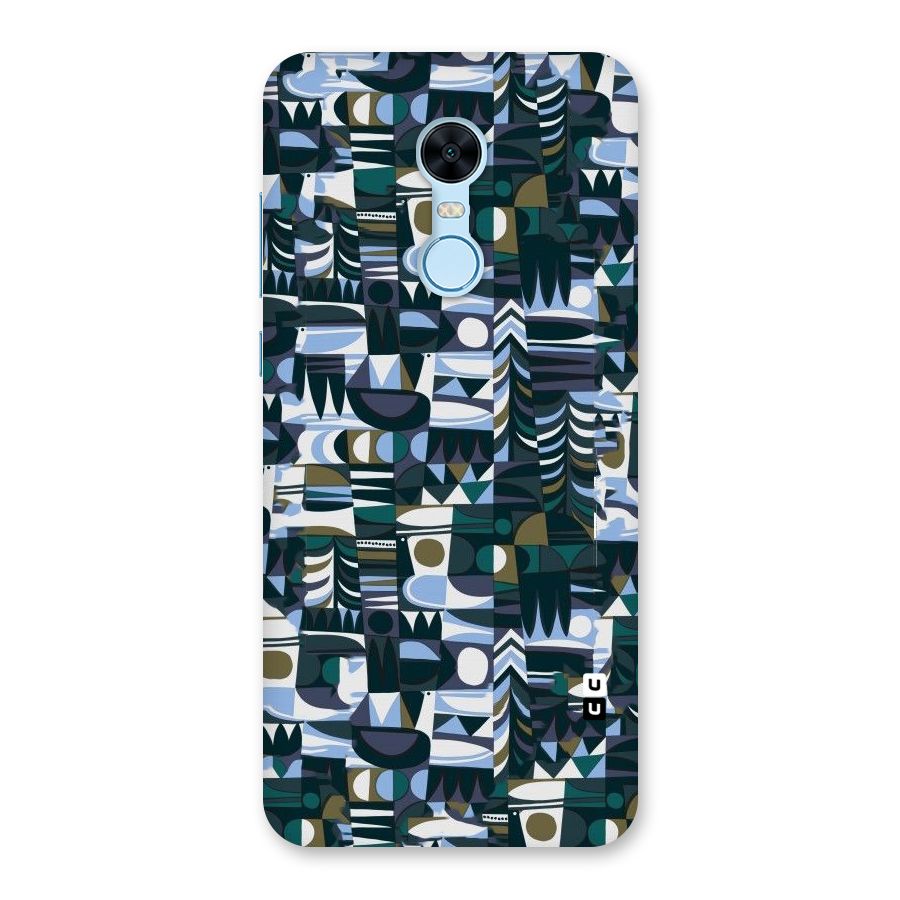Abstract Blues Back Case for Redmi Note 5