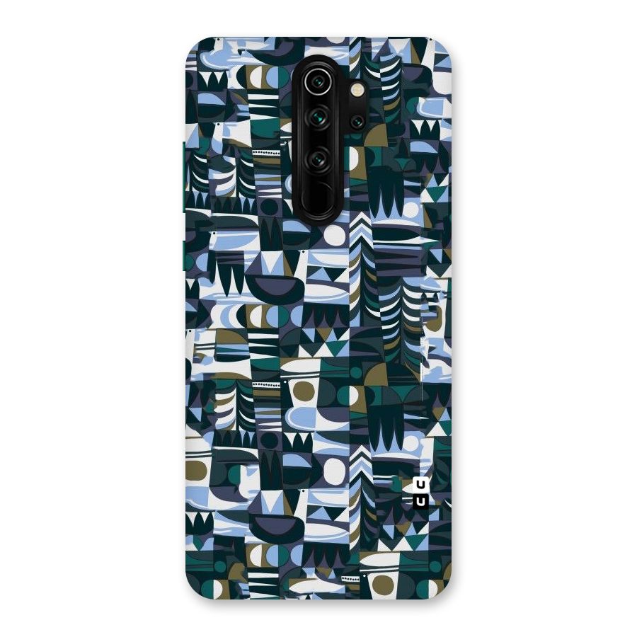 Abstract Blues Back Case for Redmi Note 8 Pro