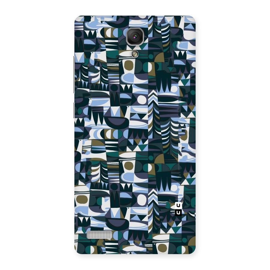 Abstract Blues Back Case for Redmi Note Prime
