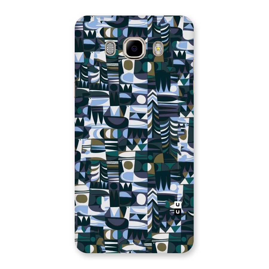 Abstract Blues Back Case for Samsung Galaxy J7 2016