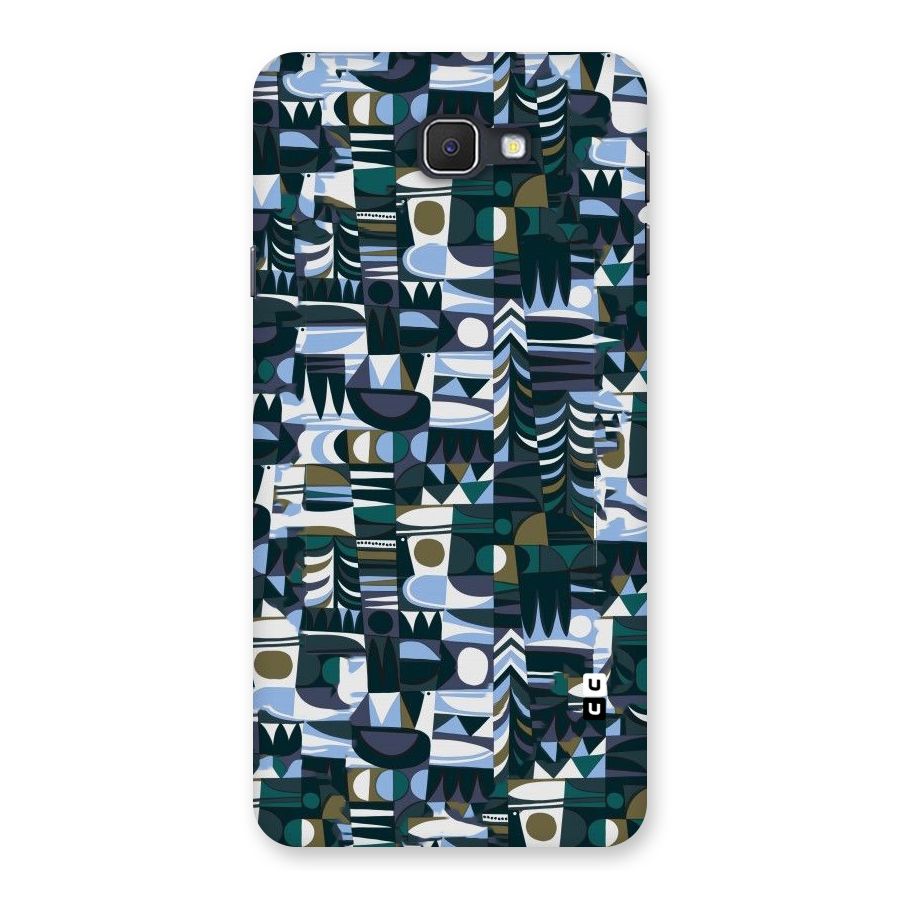 Abstract Blues Back Case for Samsung Galaxy J7 Prime