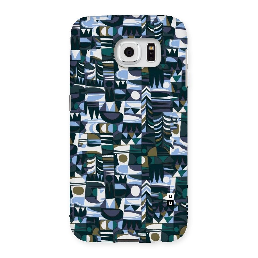 Abstract Blues Back Case for Samsung Galaxy S6