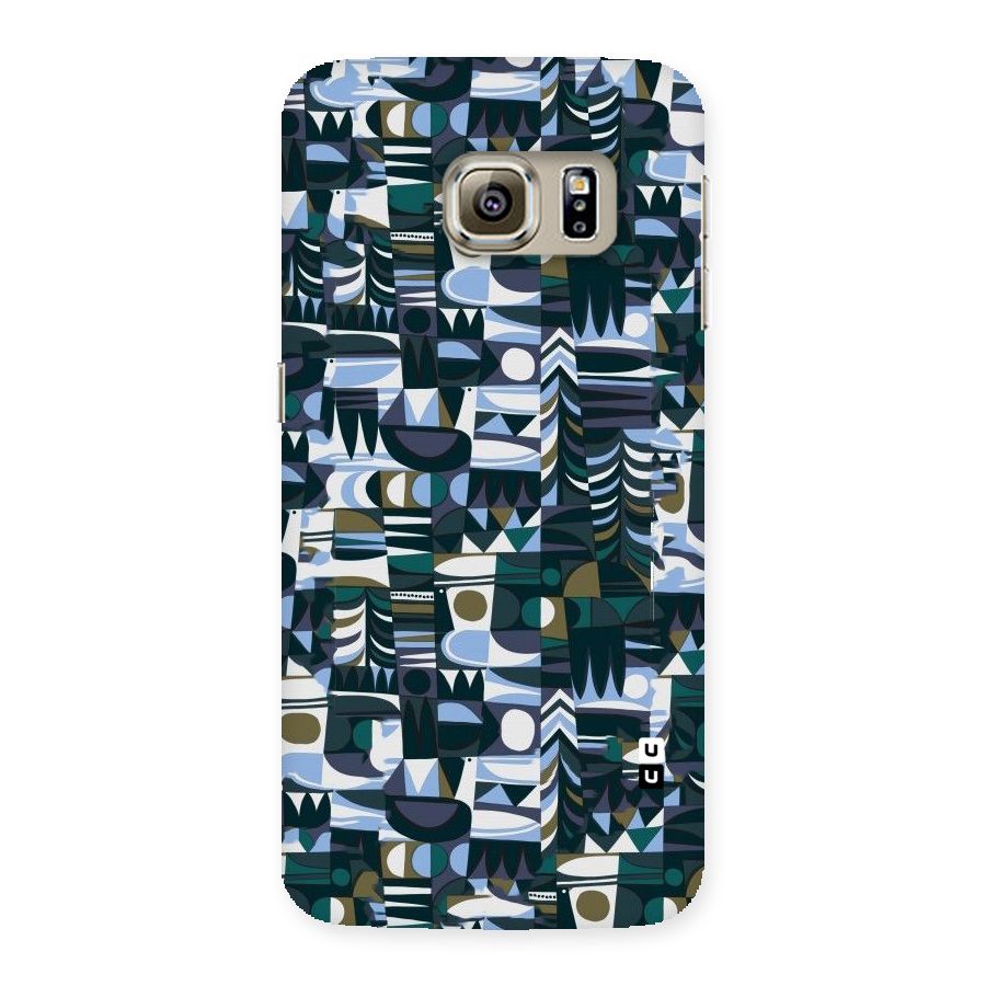 Abstract Blues Back Case for Samsung Galaxy S6 Edge