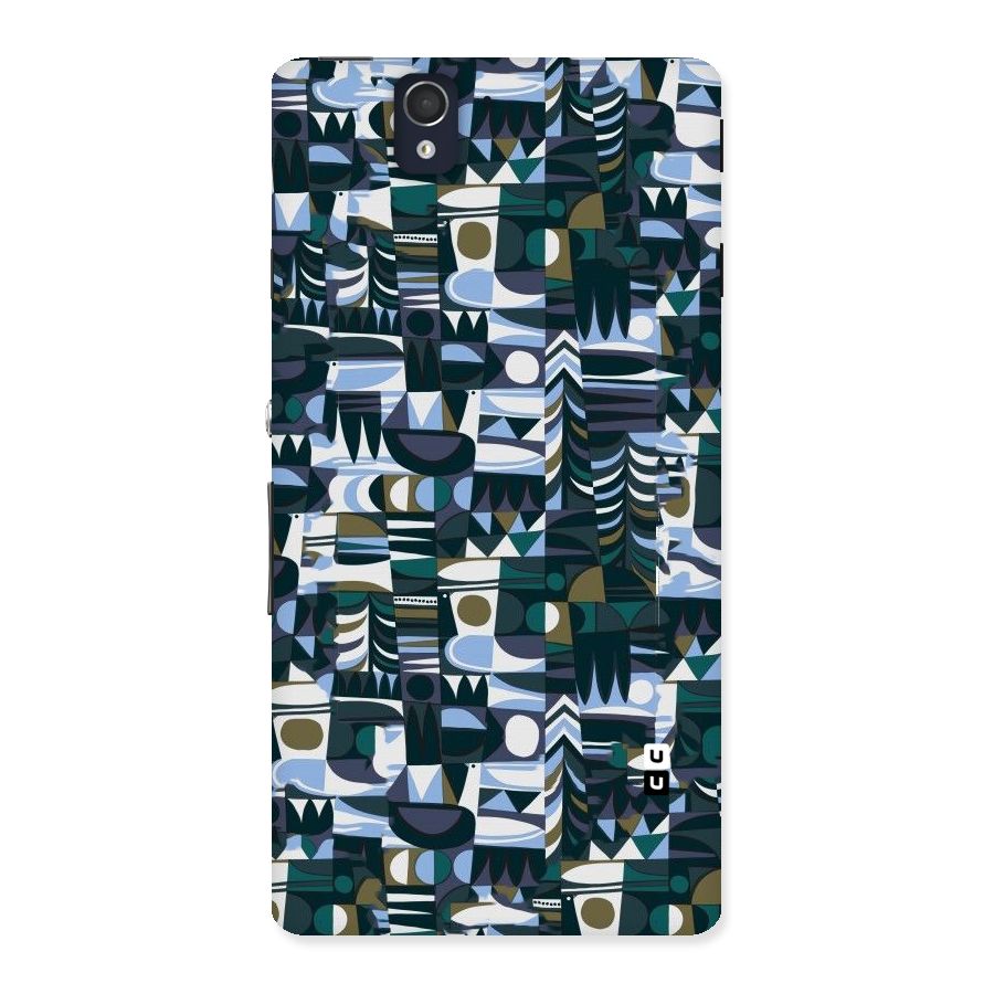 Abstract Blues Back Case for Sony Xperia Z