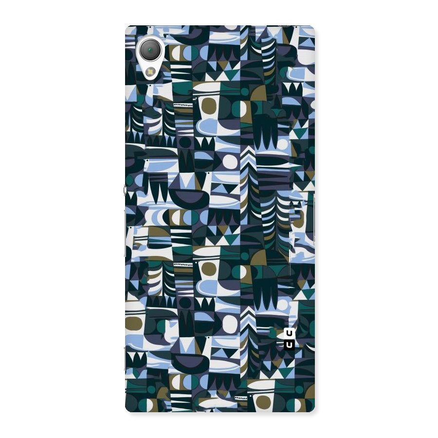 Abstract Blues Back Case for Sony Xperia Z3