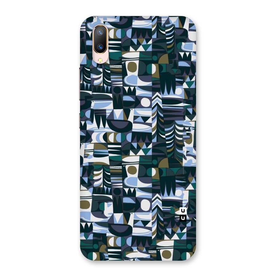 Abstract Blues Back Case for Vivo V11 Pro