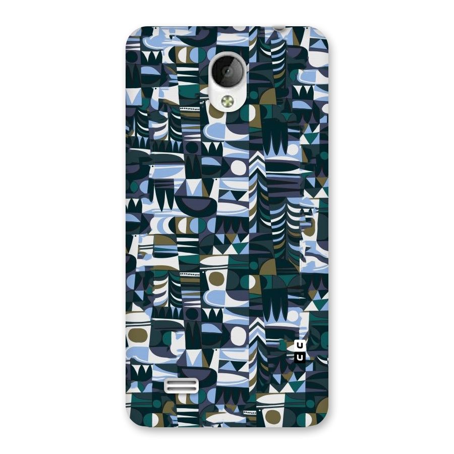 Abstract Blues Back Case for Vivo Y21