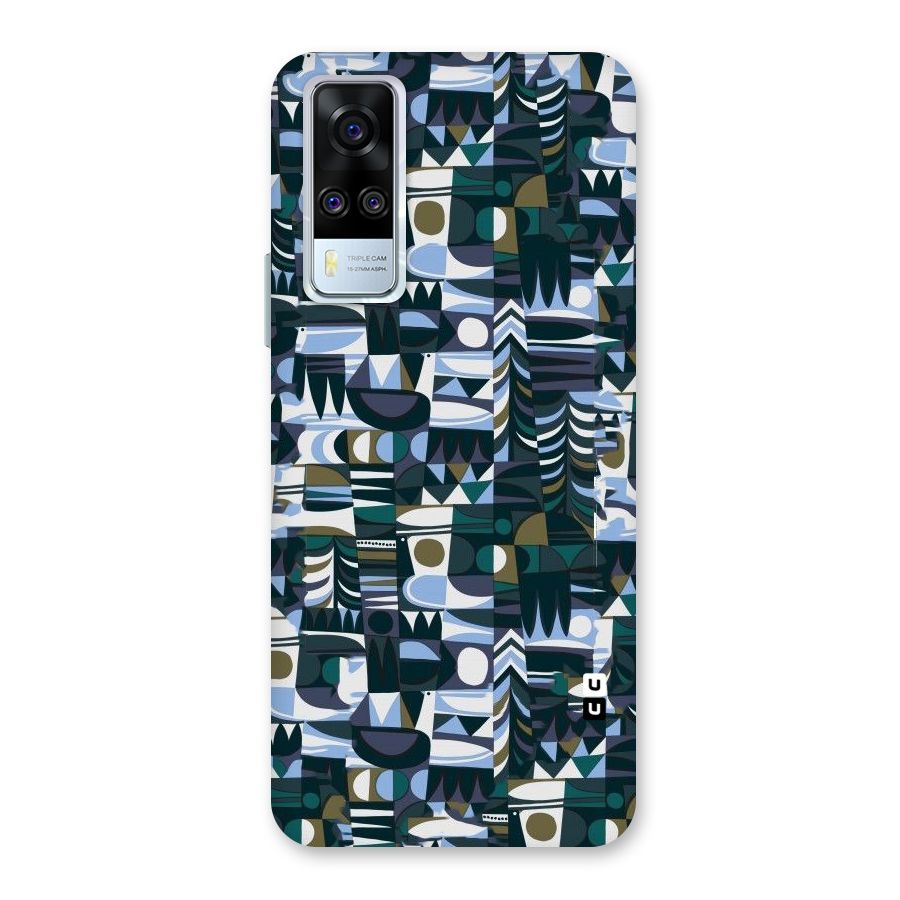 Abstract Blues Back Case for Vivo Y31