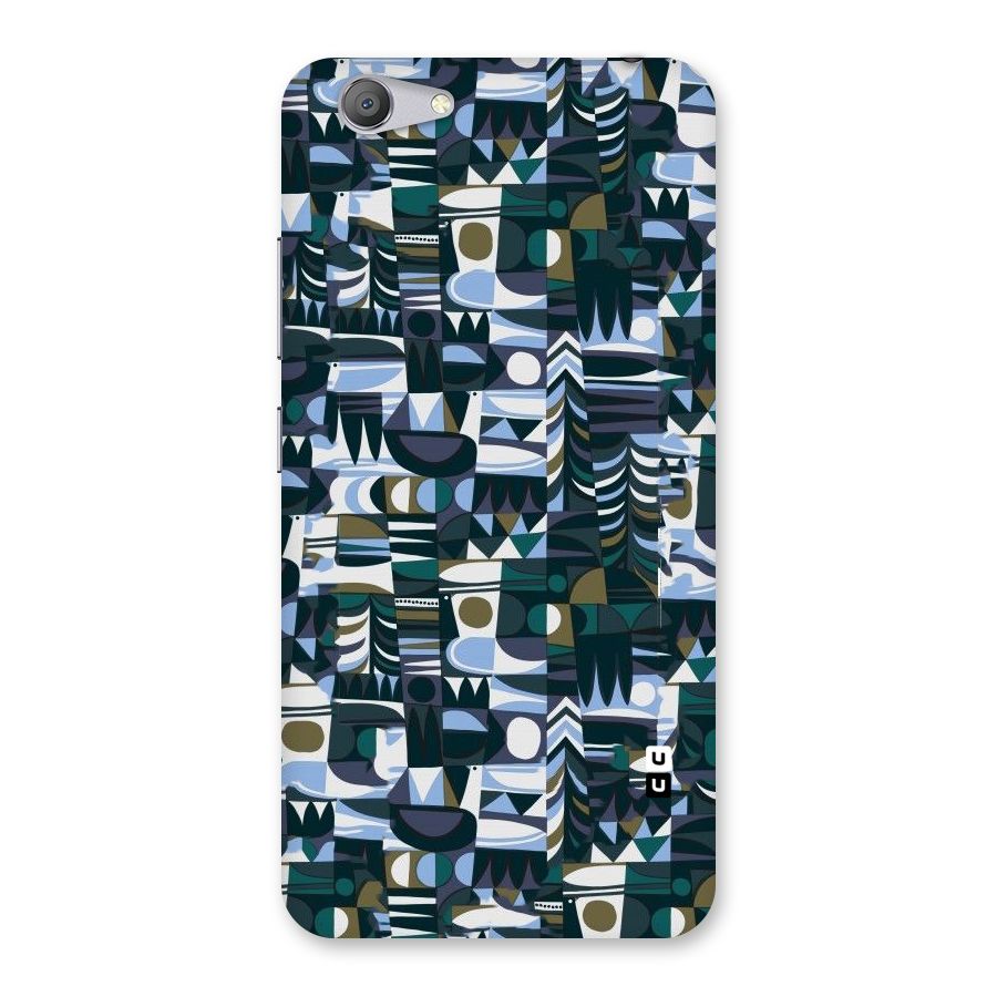 Abstract Blues Back Case for Vivo Y53