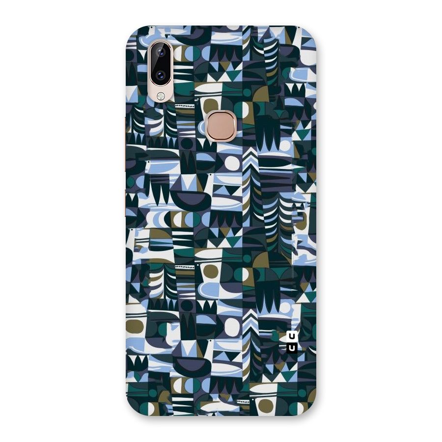 Abstract Blues Back Case for Vivo Y83 Pro