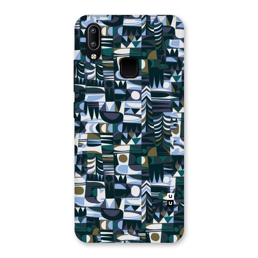 Abstract Blues Back Case for Vivo Y93