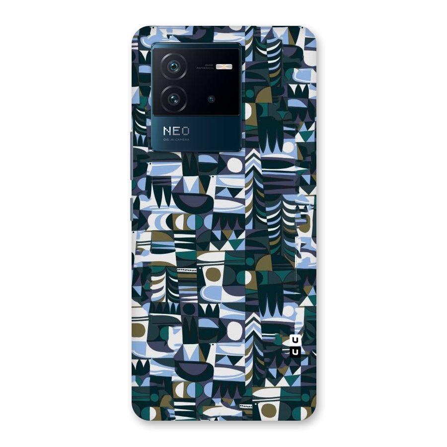 Abstract Blues Back Case for Vivo iQOO Neo 6 5G
