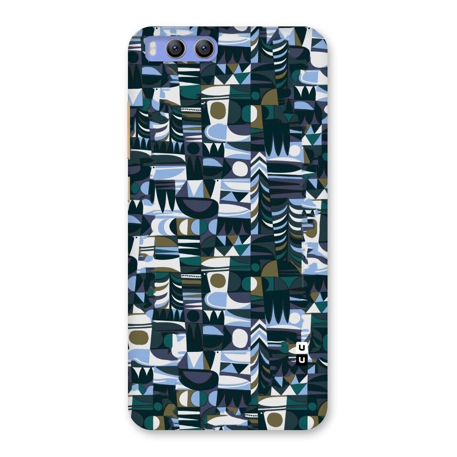 Abstract Blues Back Case for Xiaomi Mi 6