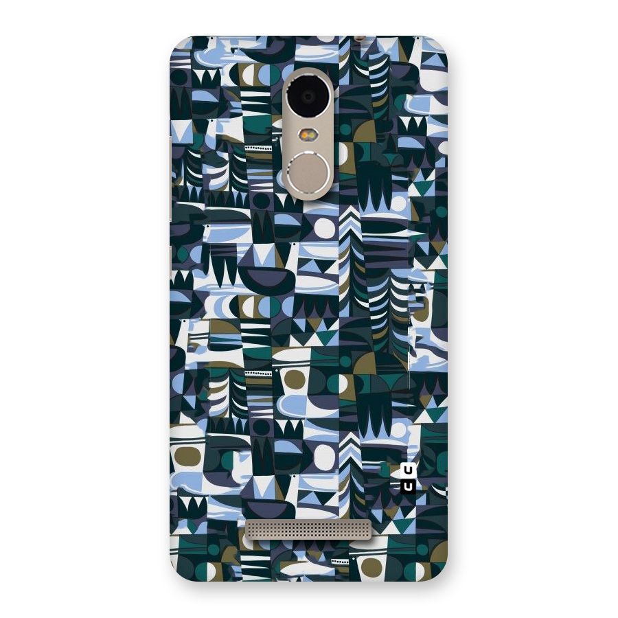 Abstract Blues Back Case for Xiaomi Redmi Note 3