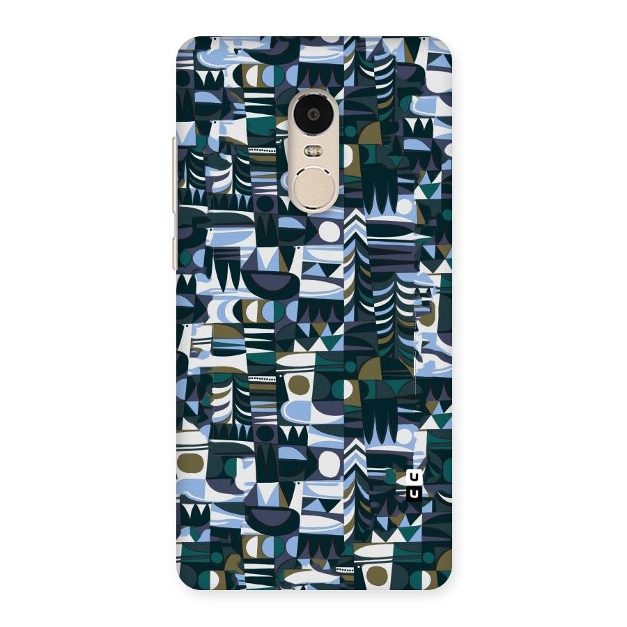 Abstract Blues Back Case for Xiaomi Redmi Note 4
