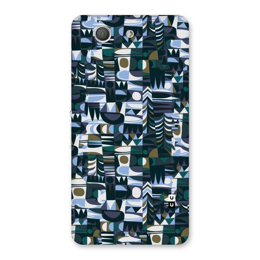 Abstract Blues Back Case for Xperia Z3 Compact
