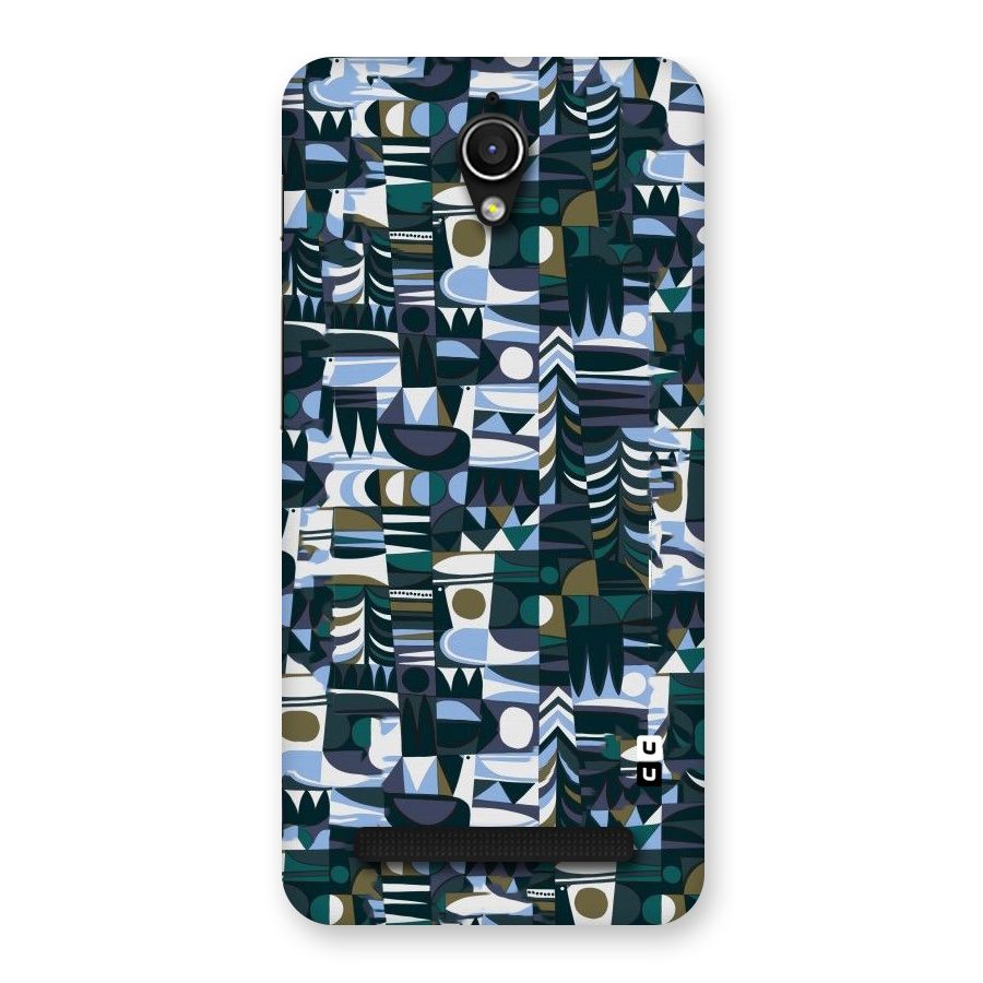 Abstract Blues Back Case for Zenfone Go