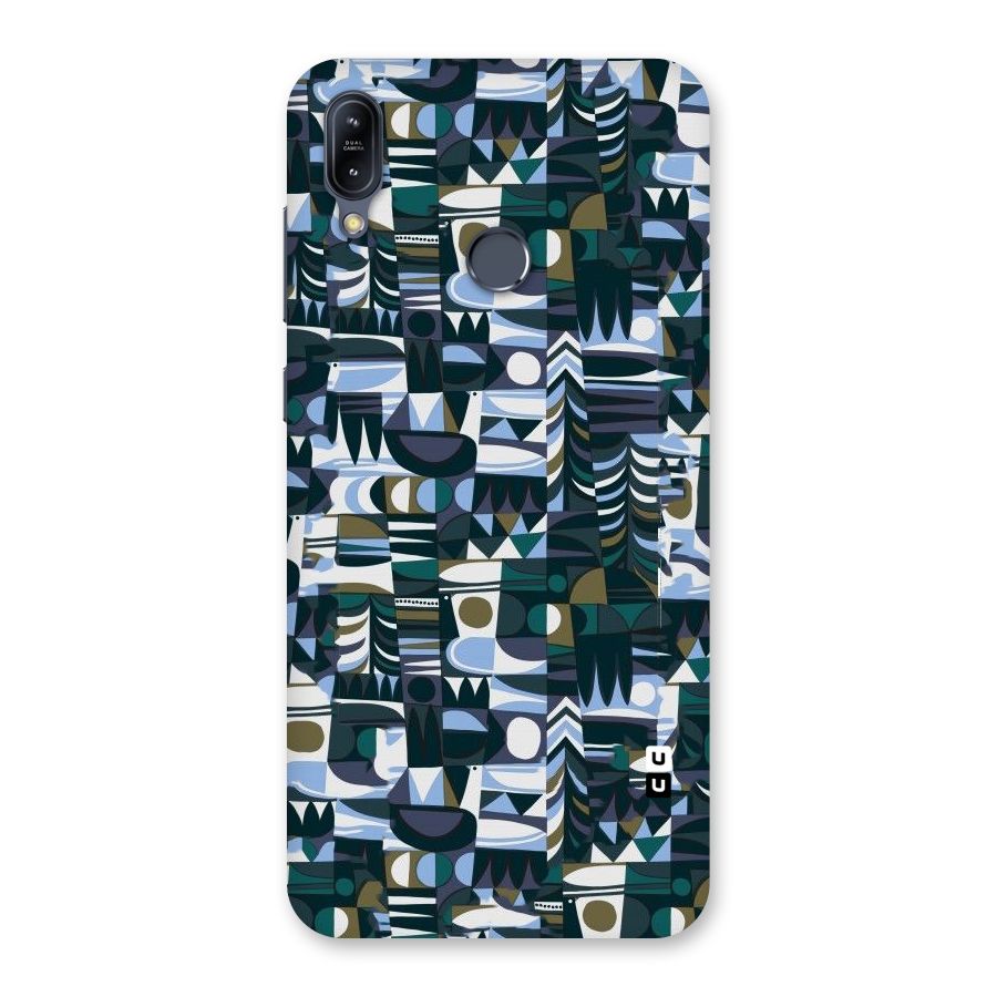 Abstract Blues Back Case for Zenfone Max M2