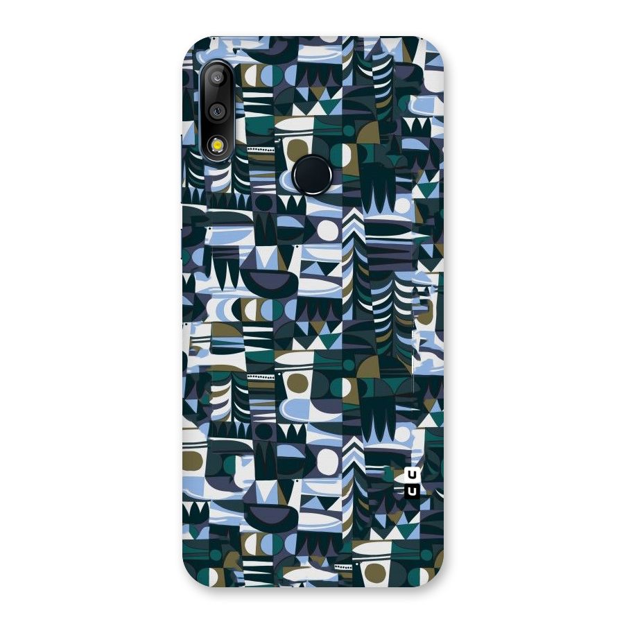 Abstract Blues Back Case for Zenfone Max Pro M2