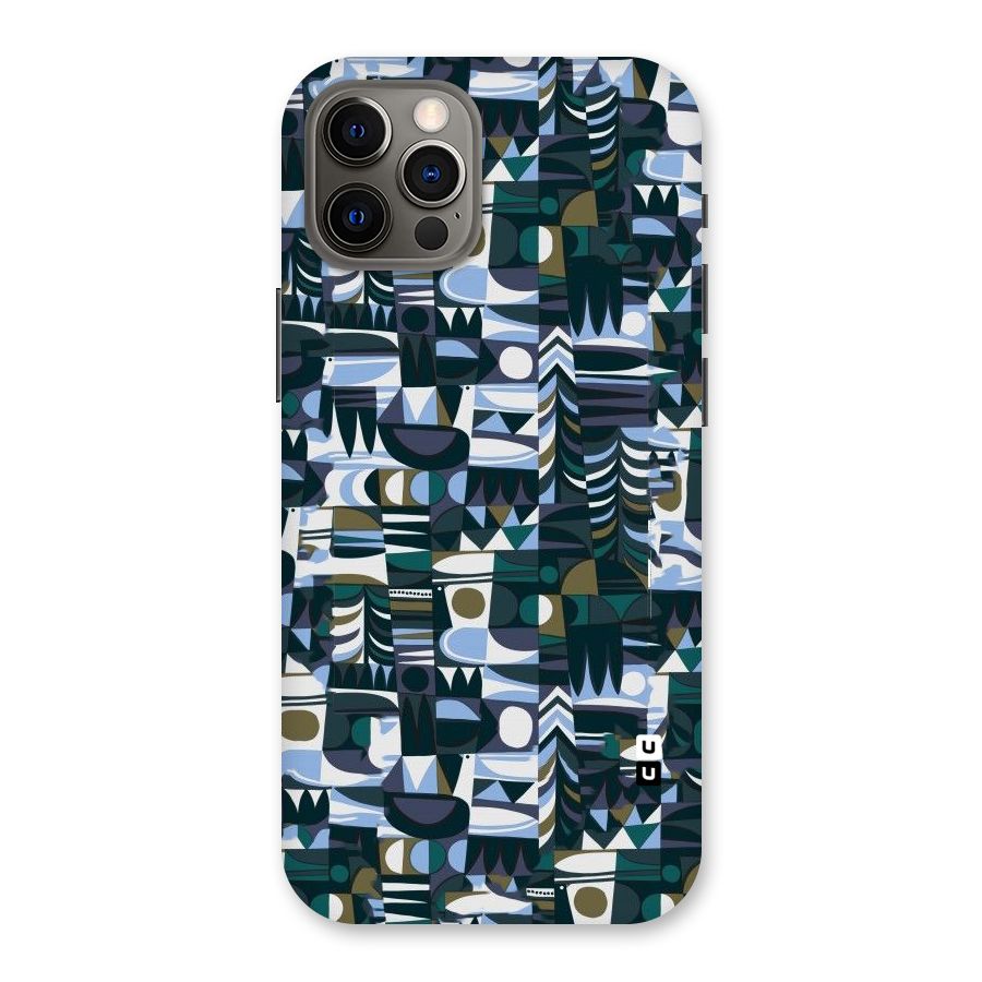 Abstract Blues Back Case for iPhone 12 Pro