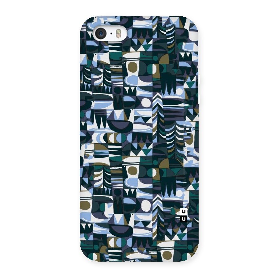 Abstract Blues Back Case for iPhone 5 5S