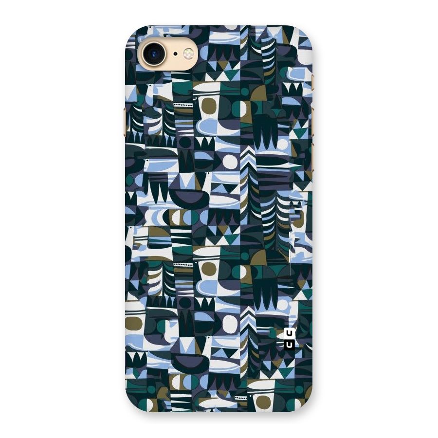 Abstract Blues Back Case for iPhone 7