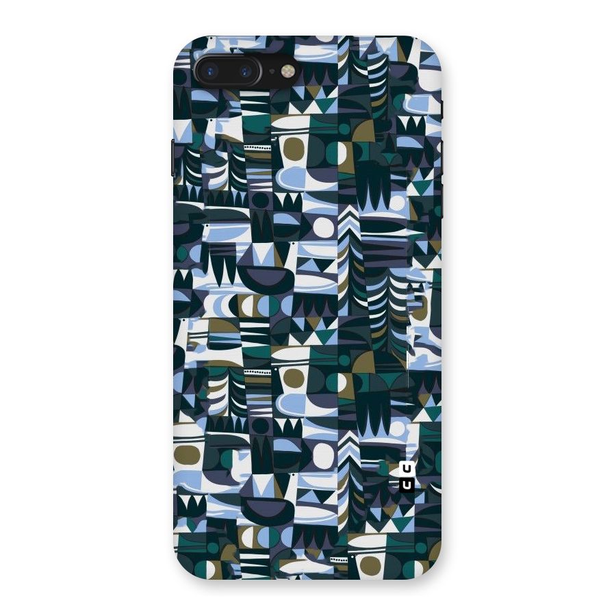 Abstract Blues Back Case for iPhone 7 Plus