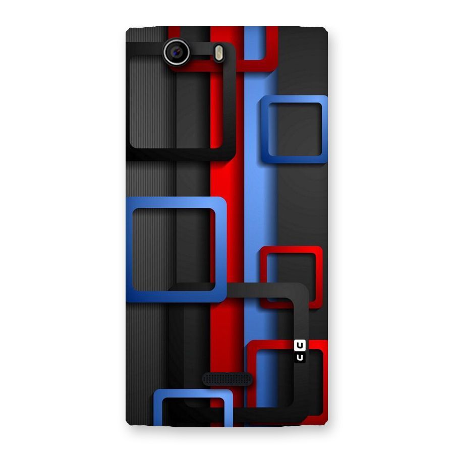 Abstract Box Back Case for Canvas Nitro 2 E311