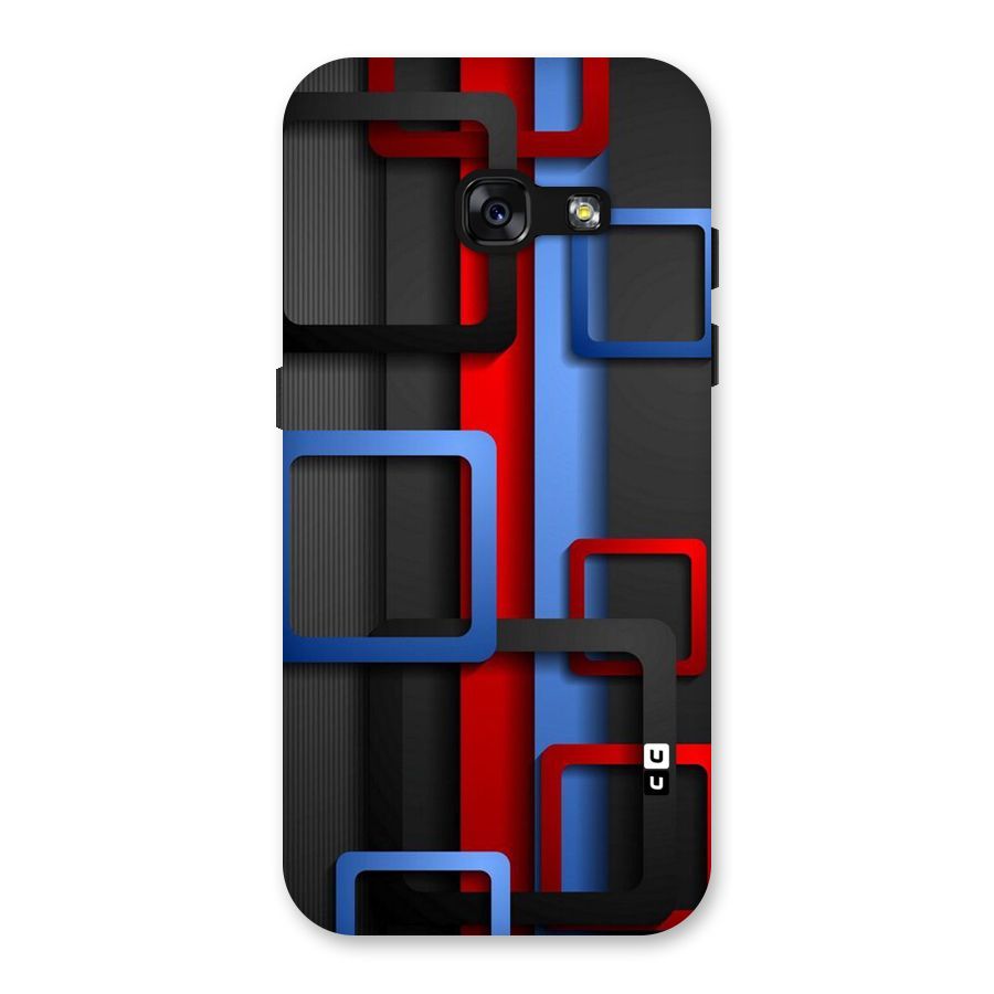 Abstract Box Back Case for Galaxy A3 (2017)