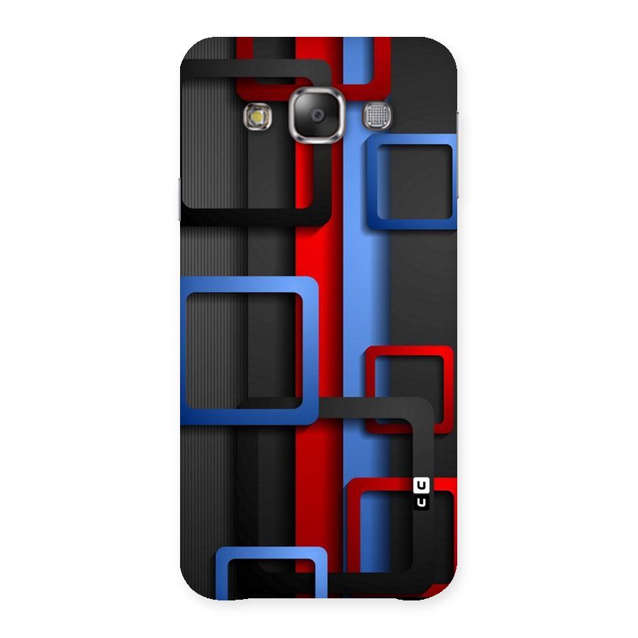 Abstract Box Back Case for Galaxy E7