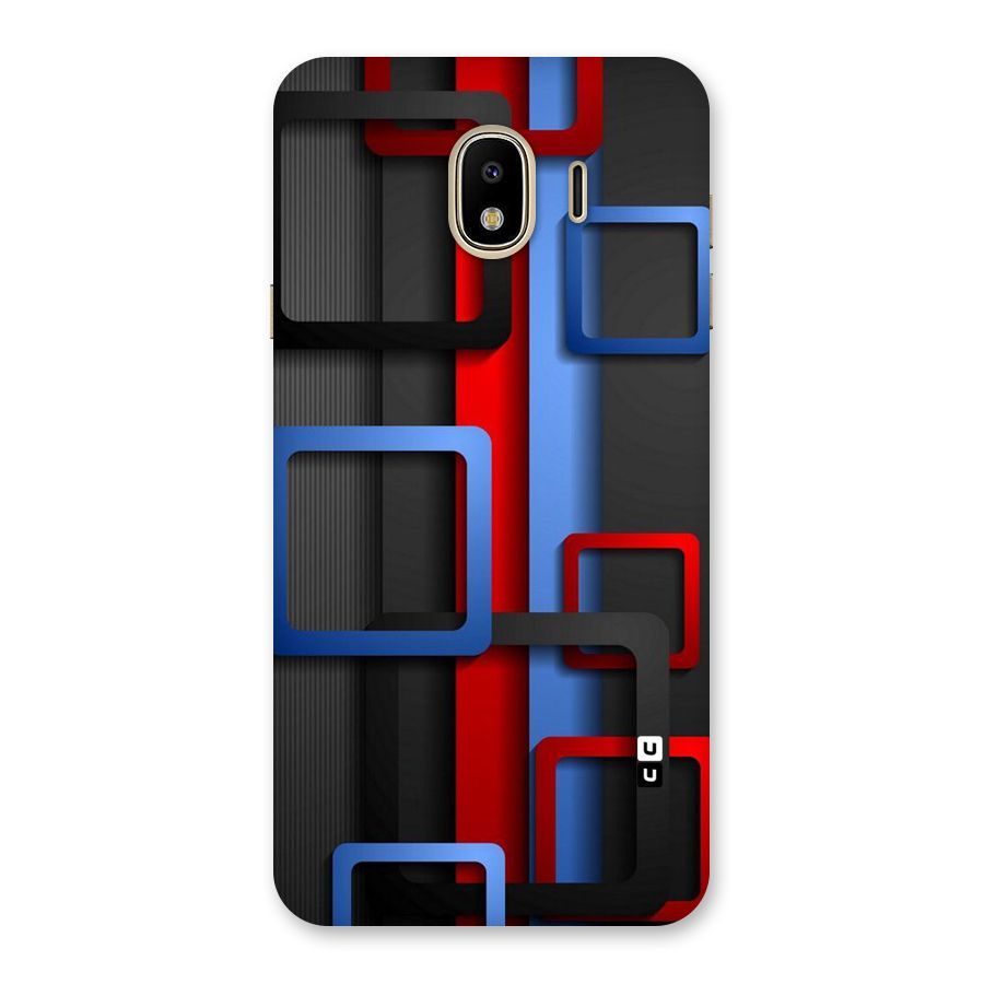 Abstract Box Back Case for Galaxy J4