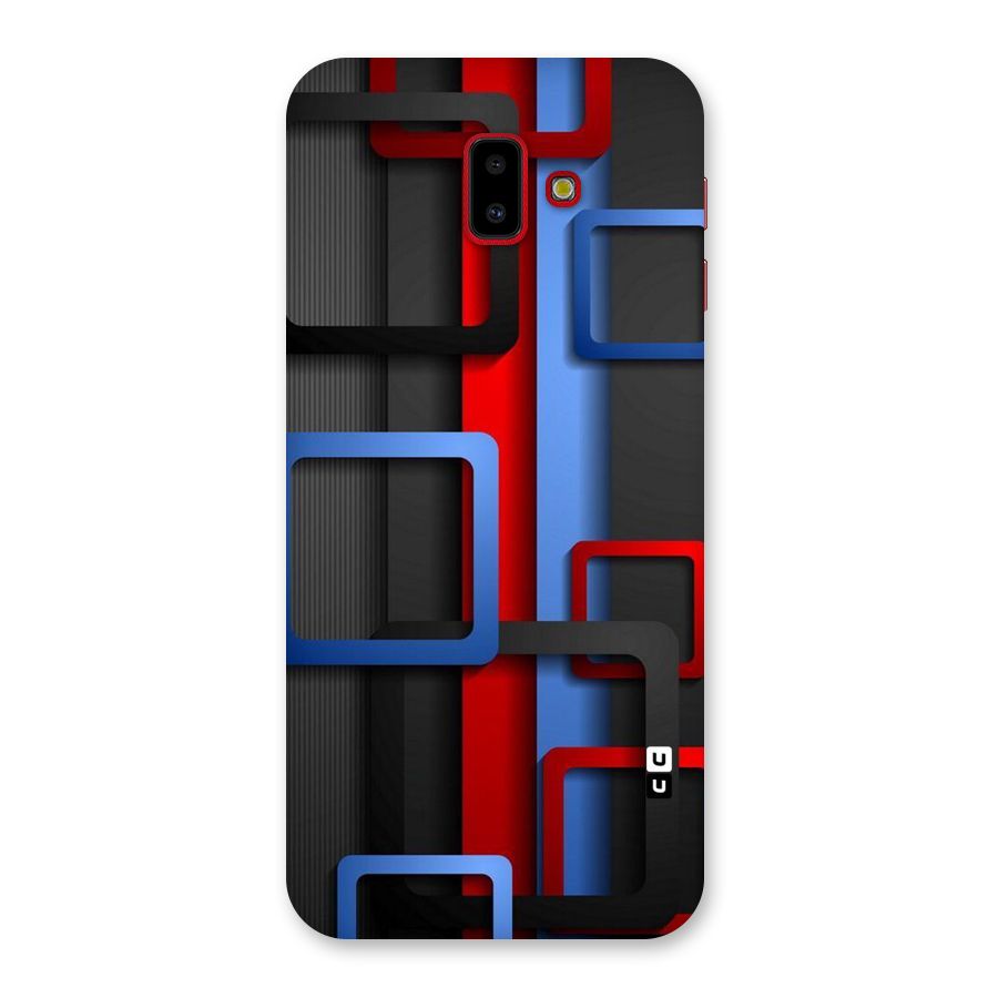 Abstract Box Back Case for Galaxy J6 Plus