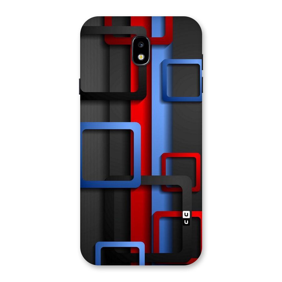 Abstract Box Back Case for Galaxy J7 Pro