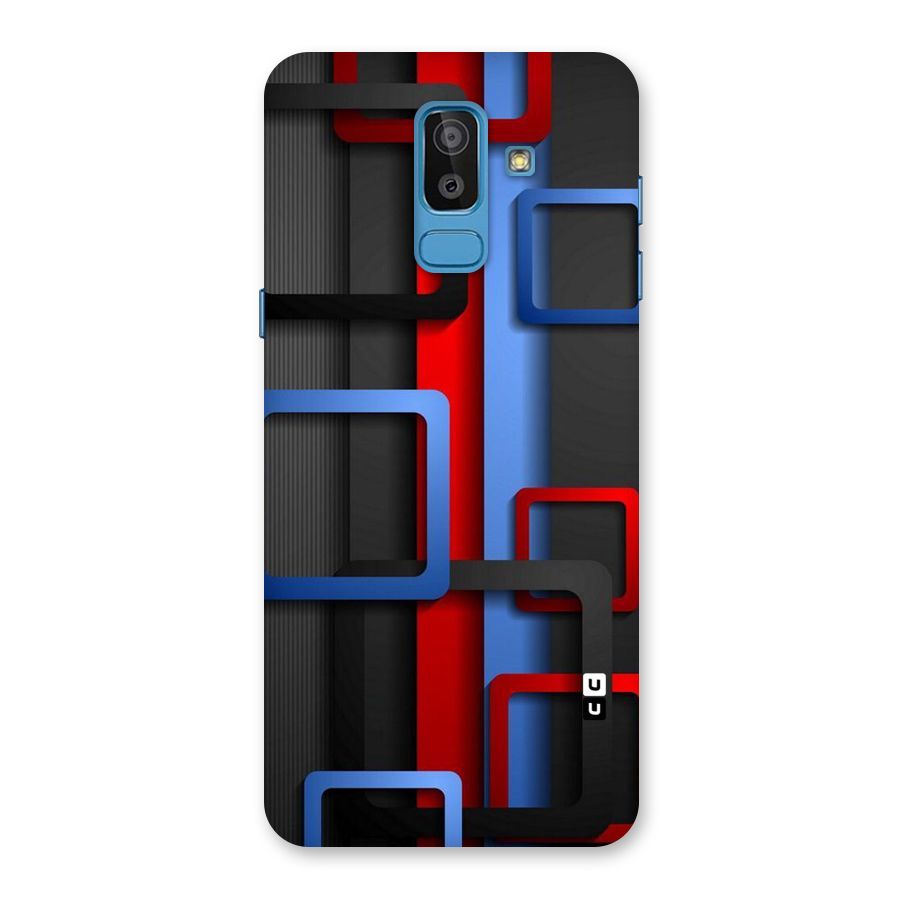 Abstract Box Back Case for Galaxy J8