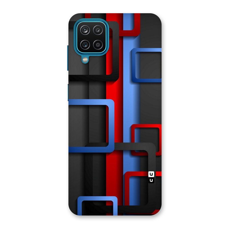 Abstract Box Back Case for Galaxy M12