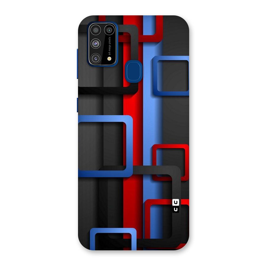 Abstract Box Back Case for Galaxy M31