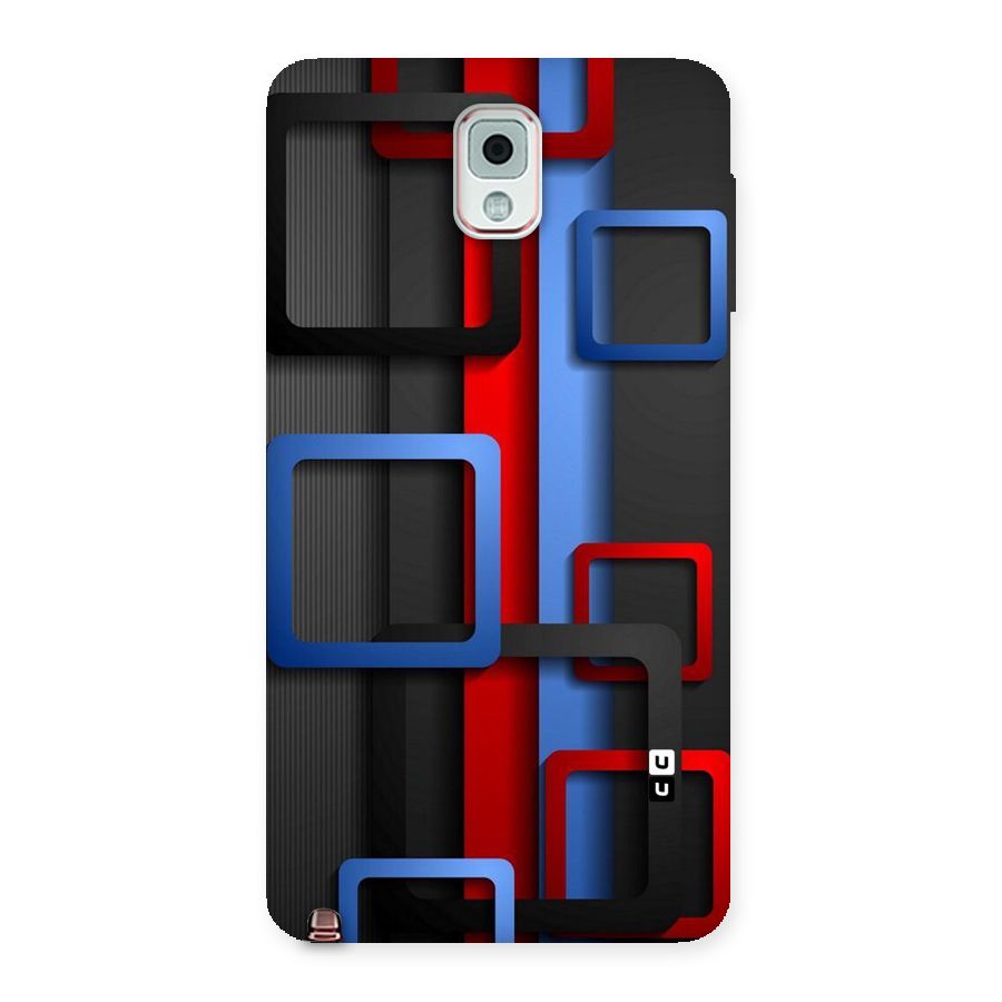 Abstract Box Back Case for Galaxy Note 3