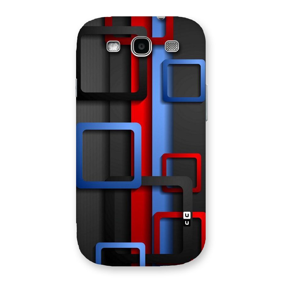 Abstract Box Back Case for Galaxy S3