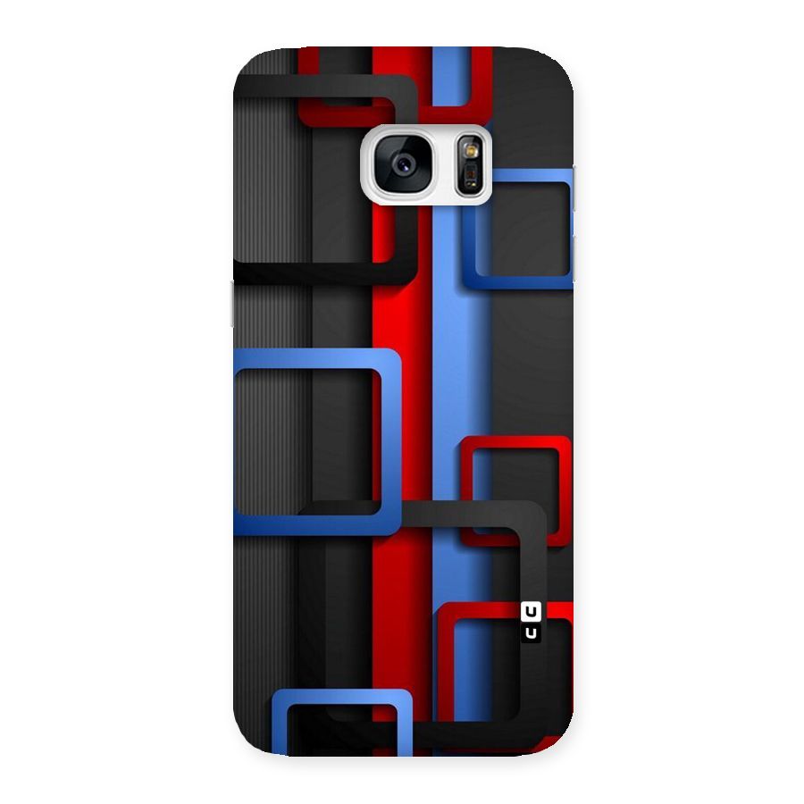 Abstract Box Back Case for Galaxy S7 Edge