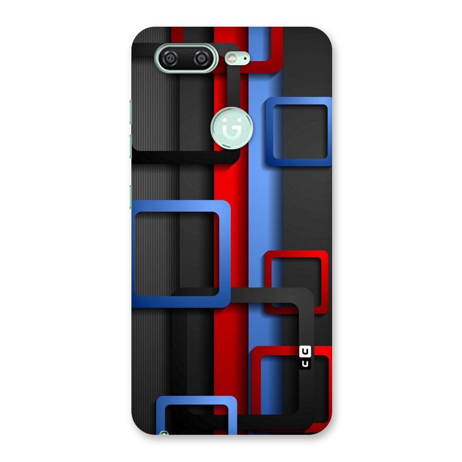 Abstract Box Back Case for Gionee S10