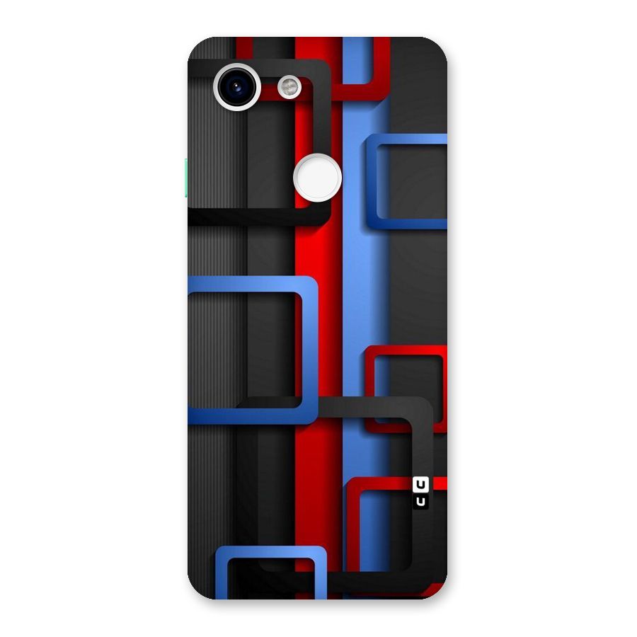 Abstract Box Back Case for Google Pixel 3