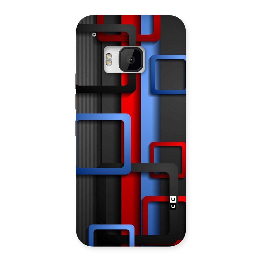 Abstract Box Back Case for HTC One M9